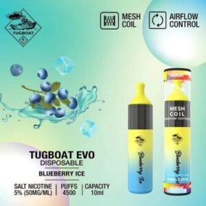 Tugboat Evo 4500 Puffs Disposable Vape Blueberry Ice