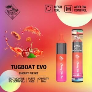 Tugboat Evo 4500 Puffs Disposable Vape Cherry Pie