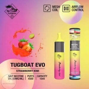 Tugboat Evo 4500 Puffs Disposable Vape Strawberry Kiwi