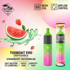 Tugboat Evo 4500 Puffs Disposable Vape Strawberry Watermelon