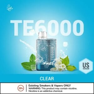 Elf Bar TE6000 Disposable Vape Clear