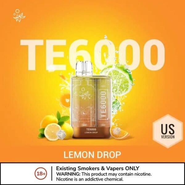 Elf Bar TE6000 Disposable Vape Lemon Drop