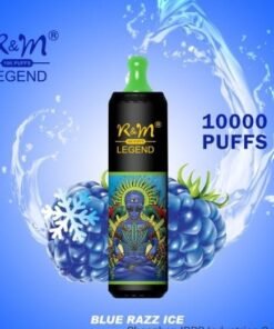 R&M Legend 10000 Puffs Disposable Vape Blue Razz Ice