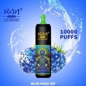 R&M Legend 10000 Puffs Disposable Vape Blue Razz Ice