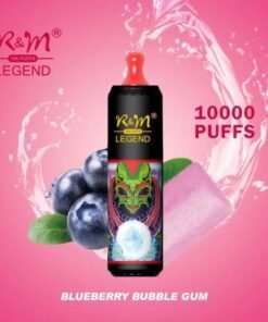 R&M Legend 10000 Puffs Disposable Vape Blueberry Bubble Gum