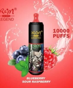 R&M Legend 10000 Puffs Disposable Vape Blueberry Sour Raspberry