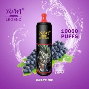 R&M Legend 10000 Puffs Disposable Vape Grape Ice