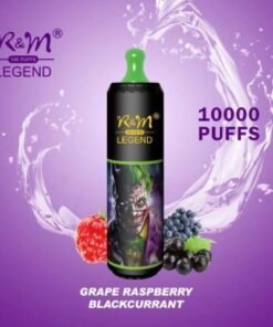 R&M Legend 10000 Puffs Disposable Vape Grape Raspberry