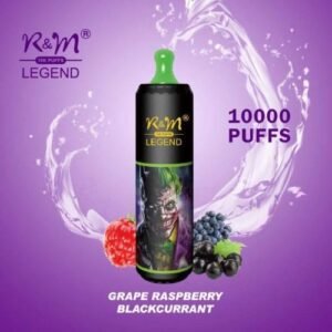 R&M Legend 10000 Puffs Disposable Vape Grape Raspberry