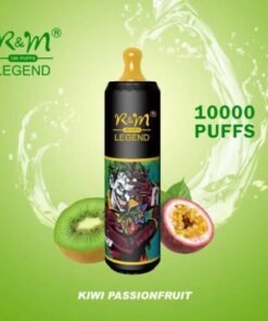 R&M Legend 10000 Puffs Disposable Vape Kiwi Passion Fruit