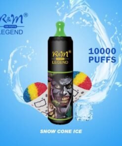 R&M Legend 10000 Puffs Disposable Vape Snow Con