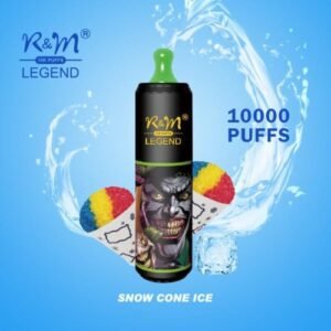 R&M Legend 10000 Puffs Disposable Vape Snow Con