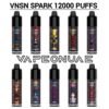 VNSN Spark 12000 Puffs Disposable Vape