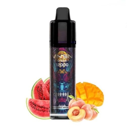 VNSN Spark 12000 Puffs Disposable Vape Peach Mango Watermelon