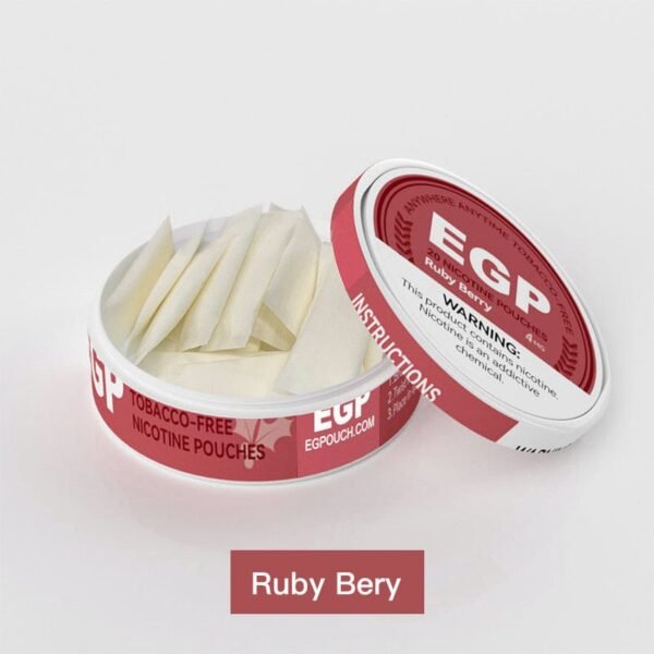  EGP Oral Nicotine Pouches Ruby Berry
