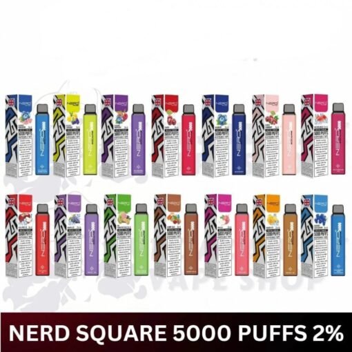 NERD SQUARE 5000 Puffs Disposable Vape