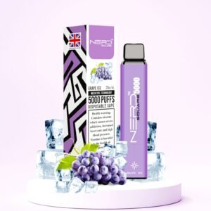NERD SQUARE 5000 Puffs Disposable Vape Grape Ice