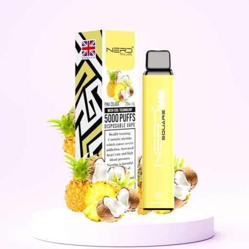 NERD SQUARE 5000 Puffs Disposable Vape Pina Colada