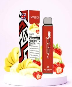 NERD SQUARE 5000 Puffs Disposable Vape Strawberry Banana