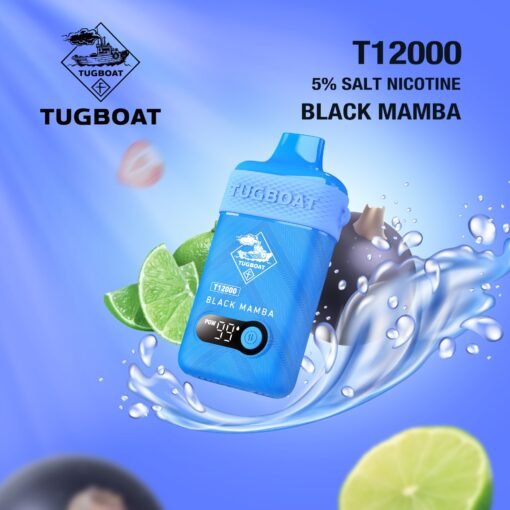 Tugboat T12000 Disposable Vape Black Mamba