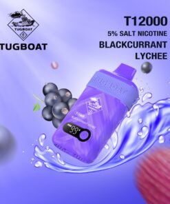 Tugboat T12000 Disposable Vape Blackcurrant Lychee