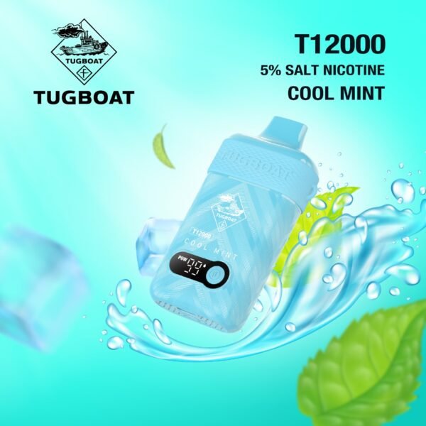 Tugboat T12000 Disposable Vape Cool Mint