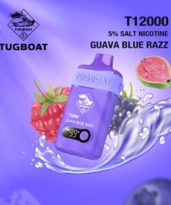 Tugboat T12000 Disposable Vape Guava Blue Razz