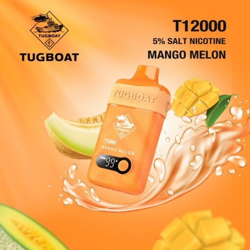 Tugboat T12000 Disposable Vape Mango Melon