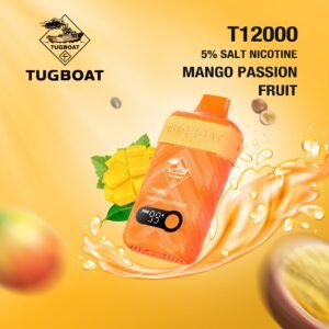 Tugboat T12000 Disposable Vape Mango Passion Fruit
