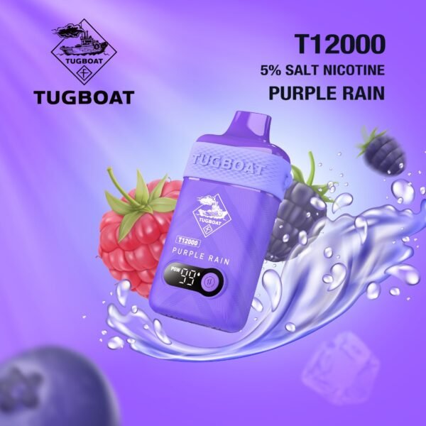 Tugboat T12000 Disposable Vape Purple Rain