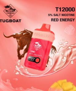 Tugboat T12000 Disposable Vape Red Energy