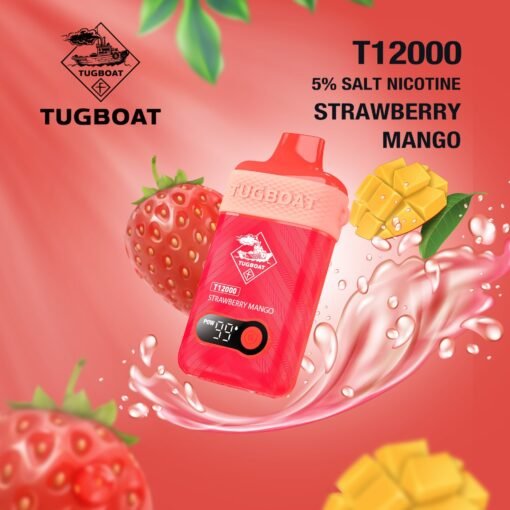 Tugboat T12000 Disposable Vape Strawberry Mango