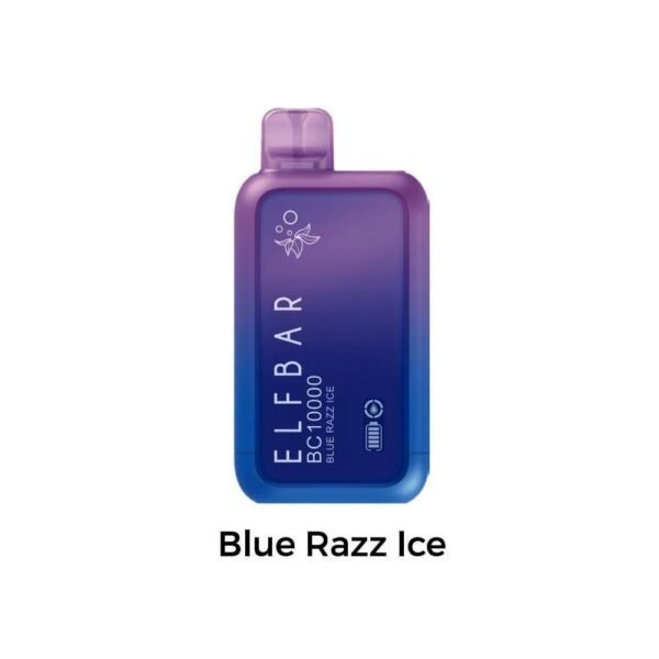 ELF BAR BC10000 Puffs Disposable Vape Blue Razz Ice
