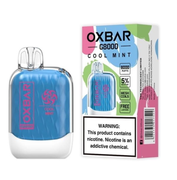 OXBAR G8000 Puffs Disposable Vape Cool Mint