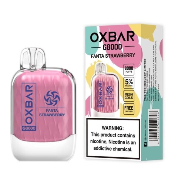 OXBAR G8000 Puffs Disposable Vape Fanta Strawberry