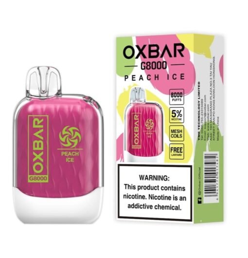 OXBAR G8000 Puffs Disposable Vape Peach Ice