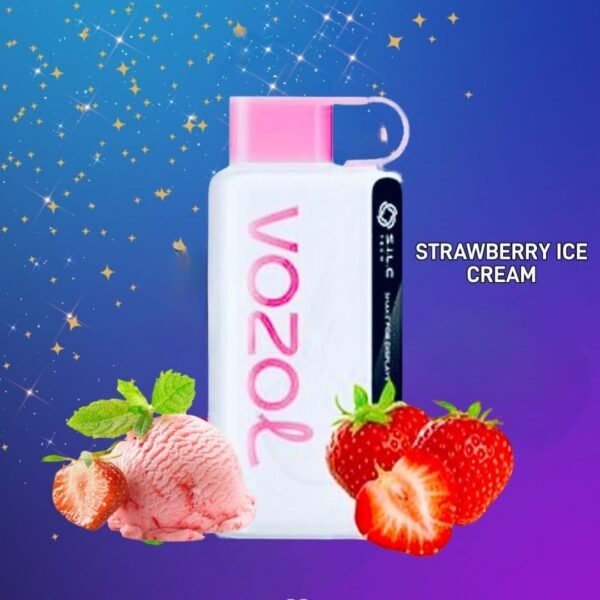 VOZOL STAR 12000 Puffs Disposable Vape Strawberry Ice Cream