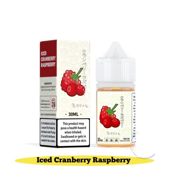 Tokyo Salt-Nic Vape Juice Ice Cranberry Raspberry