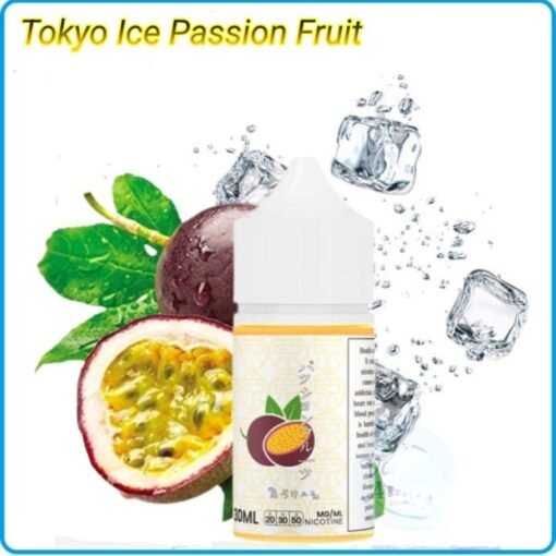 Tokyo Salt-Nic Vape Juice Ice Passion Fruit