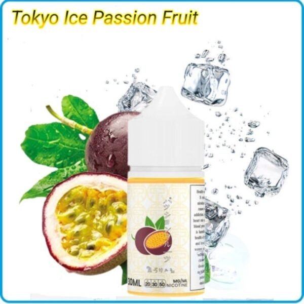 Tokyo Salt-Nic Vape Juice Ice Passion Fruit