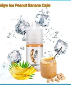 Tokyo Salt-Nic Vape Juice Ice Peanut Banana Cake