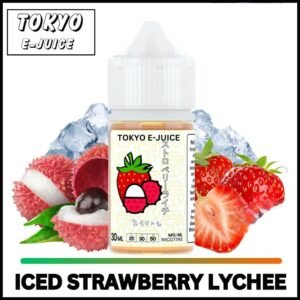 Tokyo Salt-Nic Vape Juice Ice Strawberry Lychee