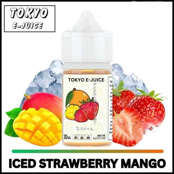 Tokyo Salt-Nic Vape Juice Ice Strawberry Mango