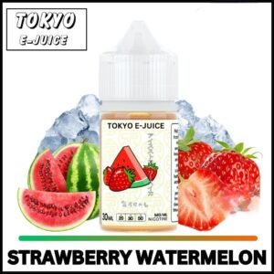 Tokyo Salt-Nic Vape Juice Ice Strawberry Watermelon