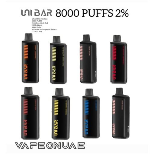 UNI BAR 8000 Puffs