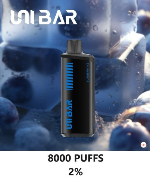 UNI BAR 8000 Puffs Blueberry