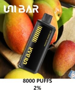 UNI BAR 8000 Puffs Maxican Mango