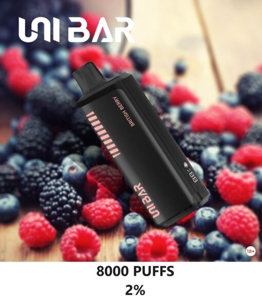 UNI BAR 8000 Puffs Mixed Berry