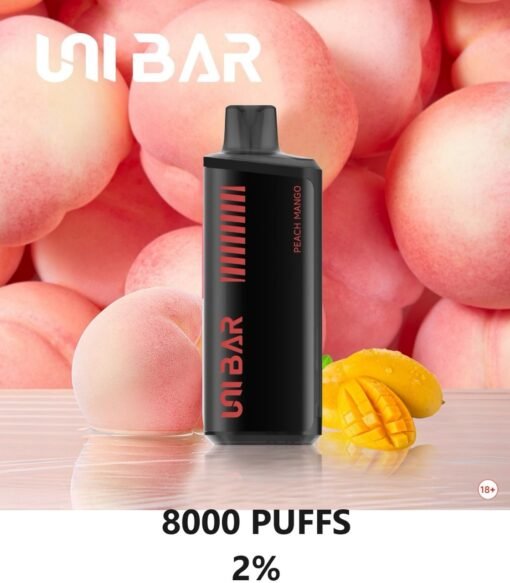 UNI BAR 8000 Puffs Peach Mango