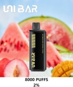 UNI BAR 8000 Puffs Peach Mango Watermelon